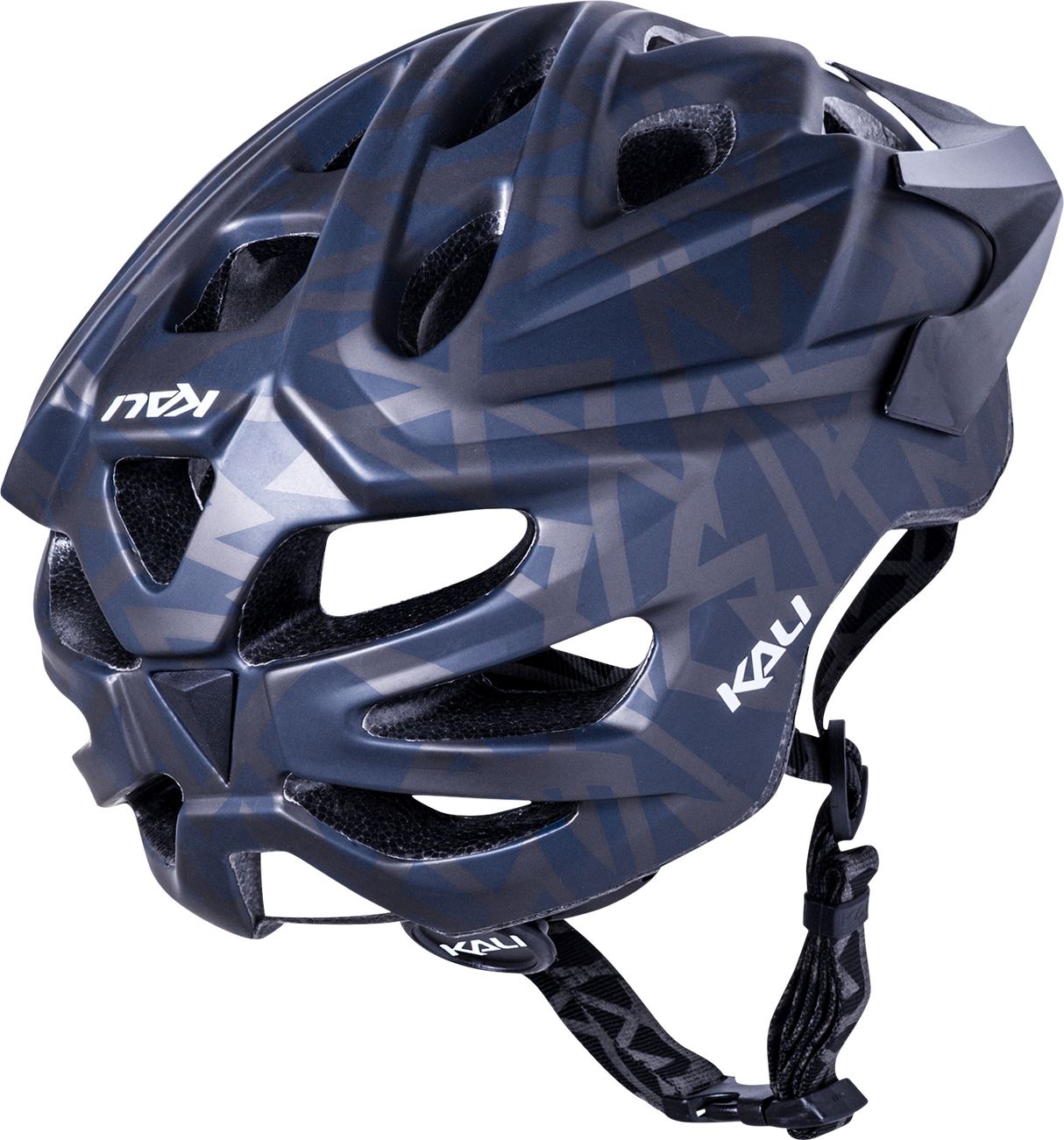 KALI Youth Chakra Plus Helmet - Pyramid - Matte Black 0221421112 - Cycle City Outdoors