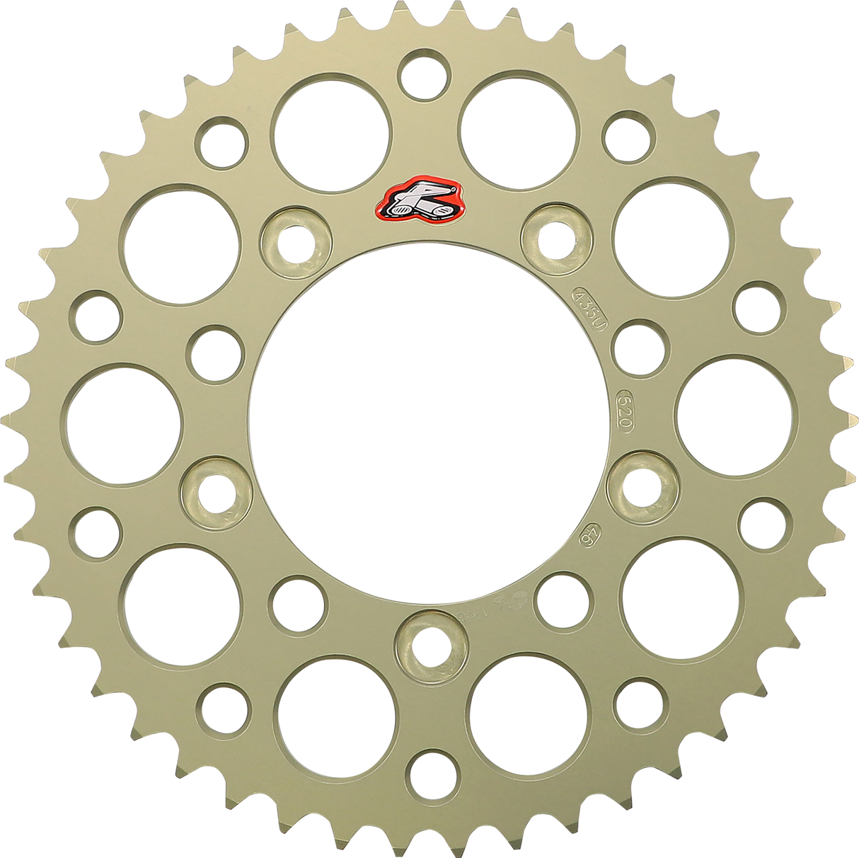 RENTHAL Rear Sprocket - Aluminum - 46 Tooth 435U-520-46P-HA - Cycle City Outdoors