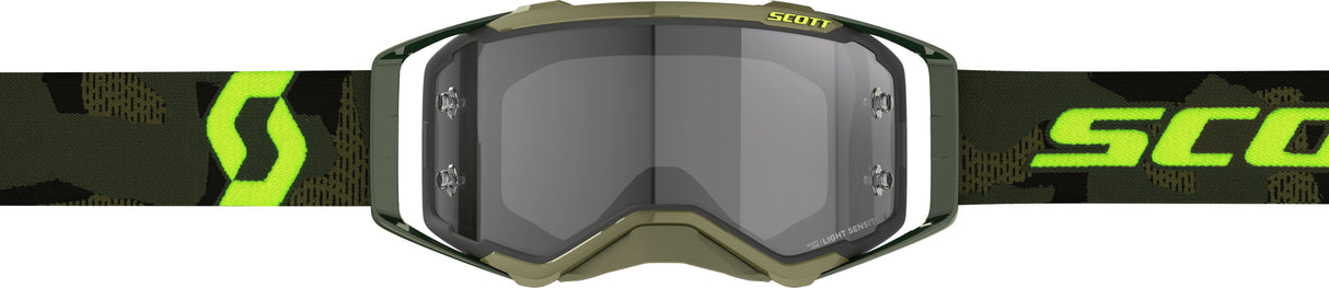 Prospect Ls Goggle Kaki Grn/Neon Ylw Grey Works