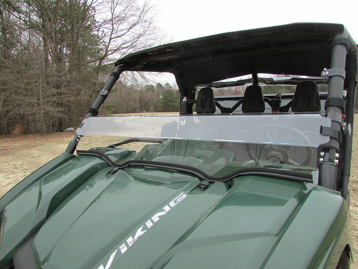 SEIZMIK Half Windshield - Hard Coated Polycarbonate - Viking 25016