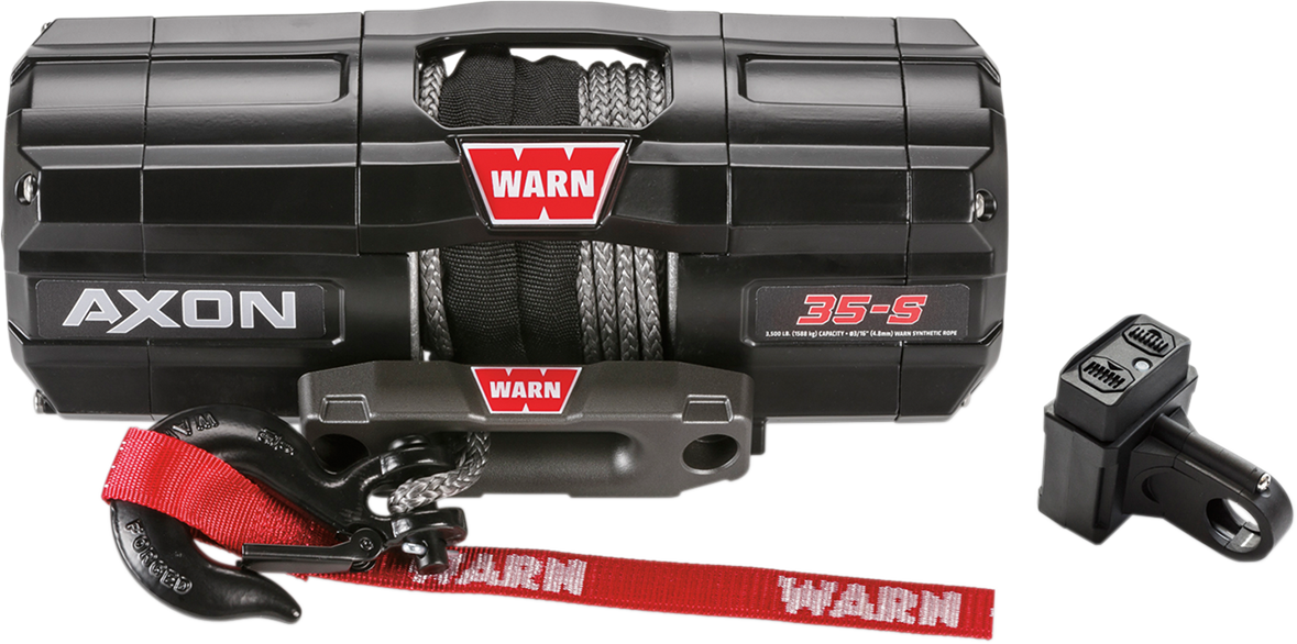 WARN AXON 35-S Winch - Synthetic Rope 101130