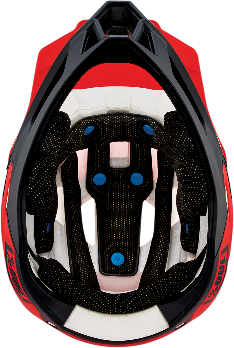 100% Trajecta Helmet - Fidlock - Cargo - Fluo Red - Small 80003-00009