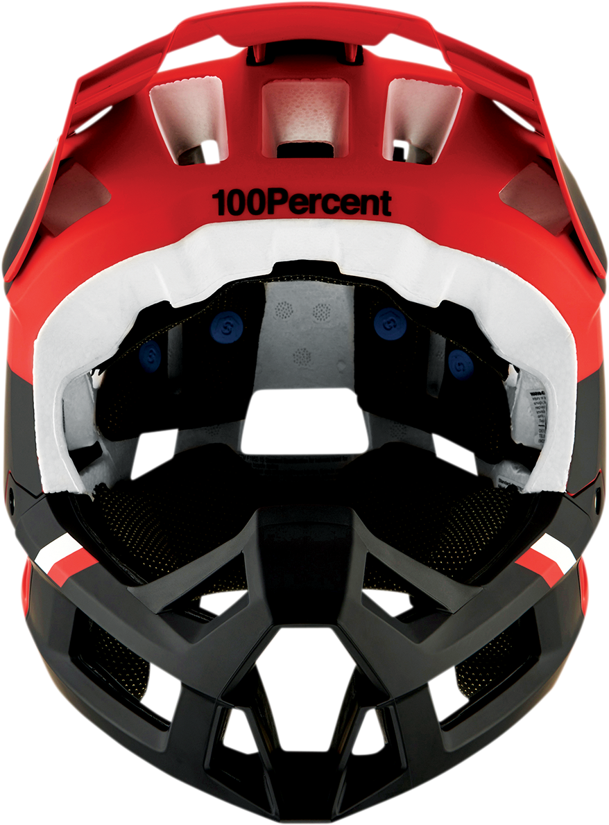 100% Trajecta Helmet - Fidlock - Cargo - Fluo Red - Small 80003-00009