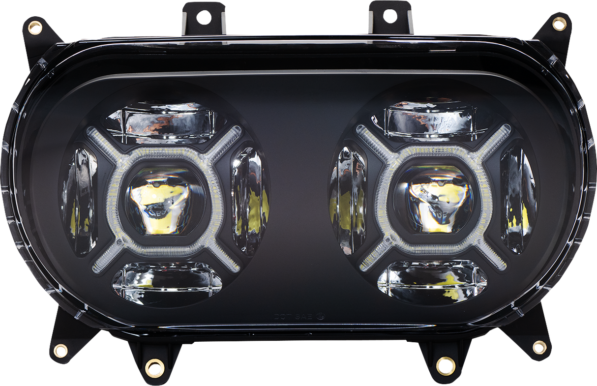 Custom Dynamics ProGLOW* Headlight - Black - Road Glide PG-RG-B - Cycle City Outdoors