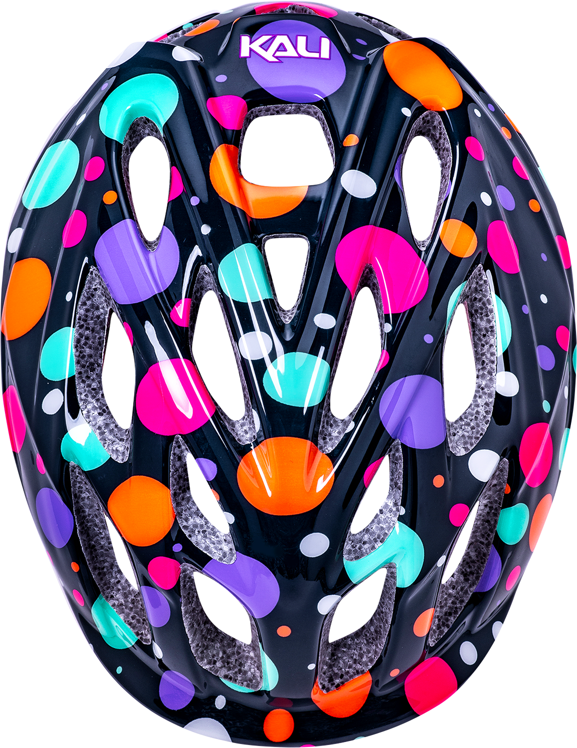 KALI Child Chakra Lighted Helmet - Confetti - Gloss Teal - Small 0221022135 - Cycle City Outdoors