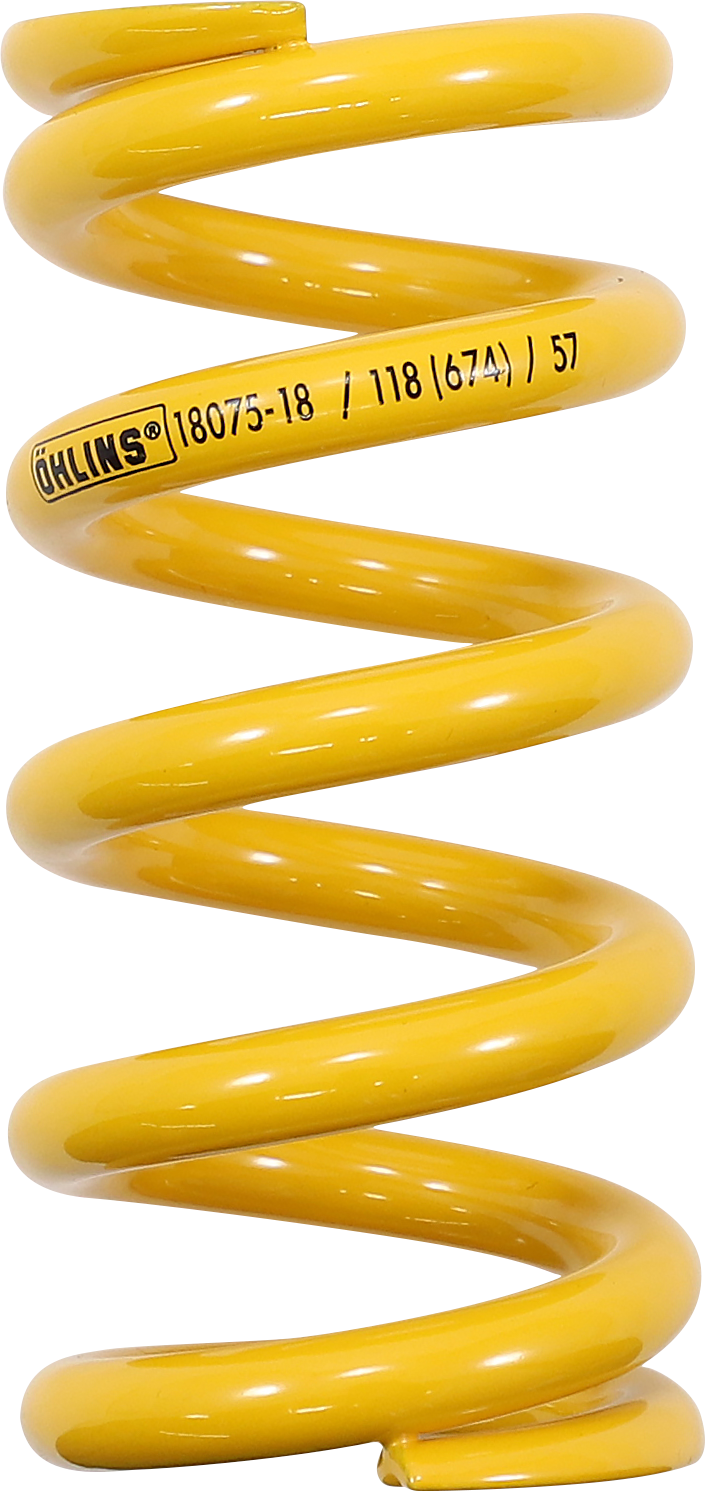 OHLINS-BICYCLE Shock Spring - 674 lb 18075-18