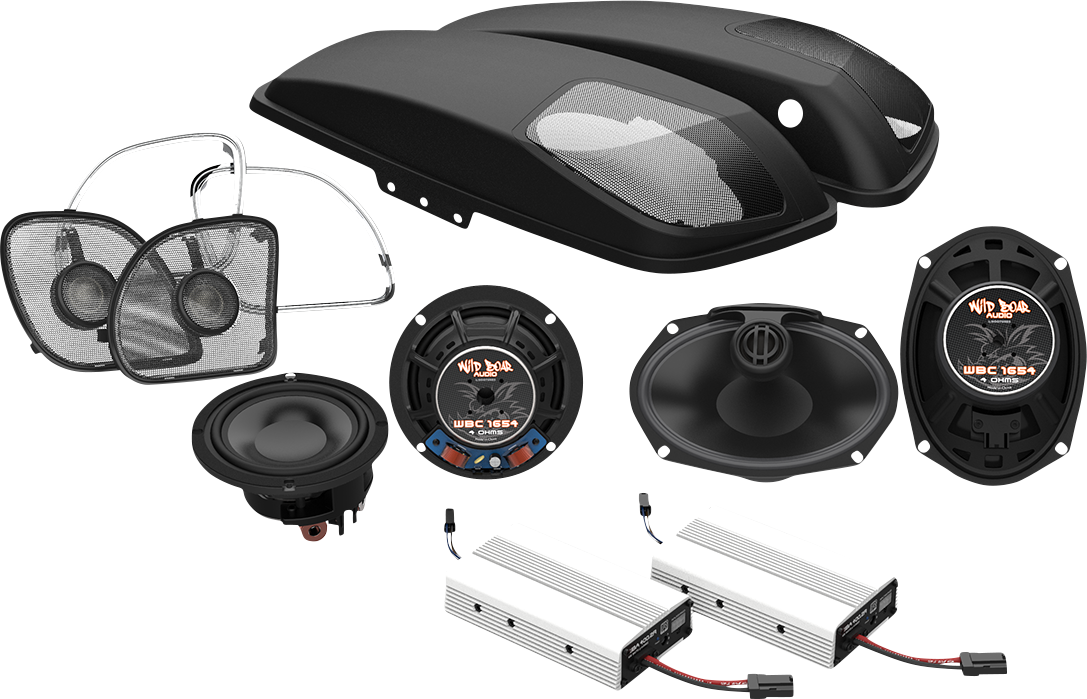 WILD BOAR AUDIO Speaker/Amplifier Kit - Road Glide WBA 800.4RG KIT
