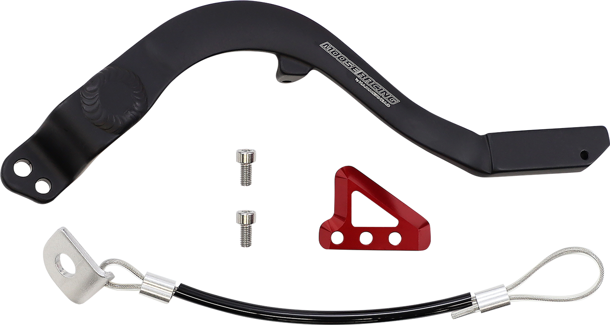 MOOSE RACING Brake Pedal - Red - Honda 82-0111-21-11 - Cycle City Outdoors
