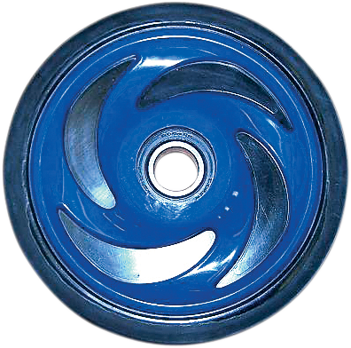 PARTS UNLIMITED Idler Wheel with Insert/Bearing 6205-2RS - Indy Blue - Group 8 - 5.35" OD x 0.75" ID R5350J-2 201C