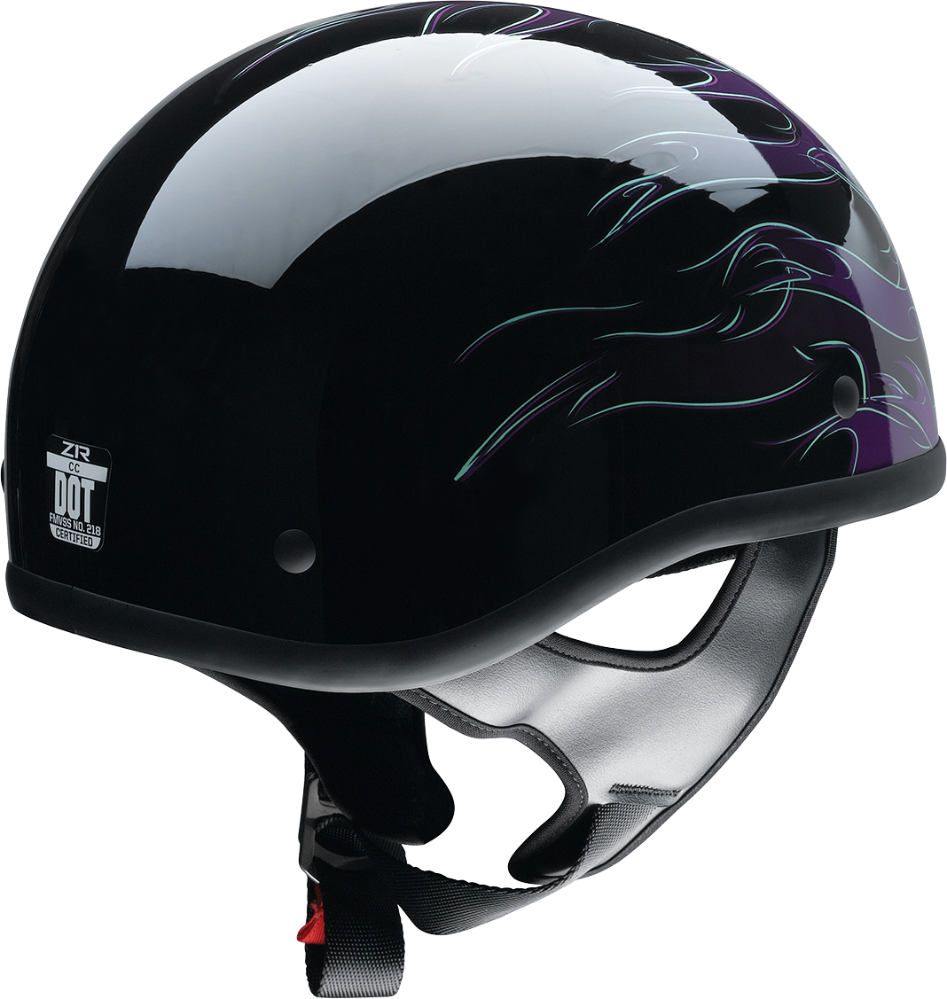 Z1R CC Beanie Helmet - Hellfire - Purple - Medium 0103-1340