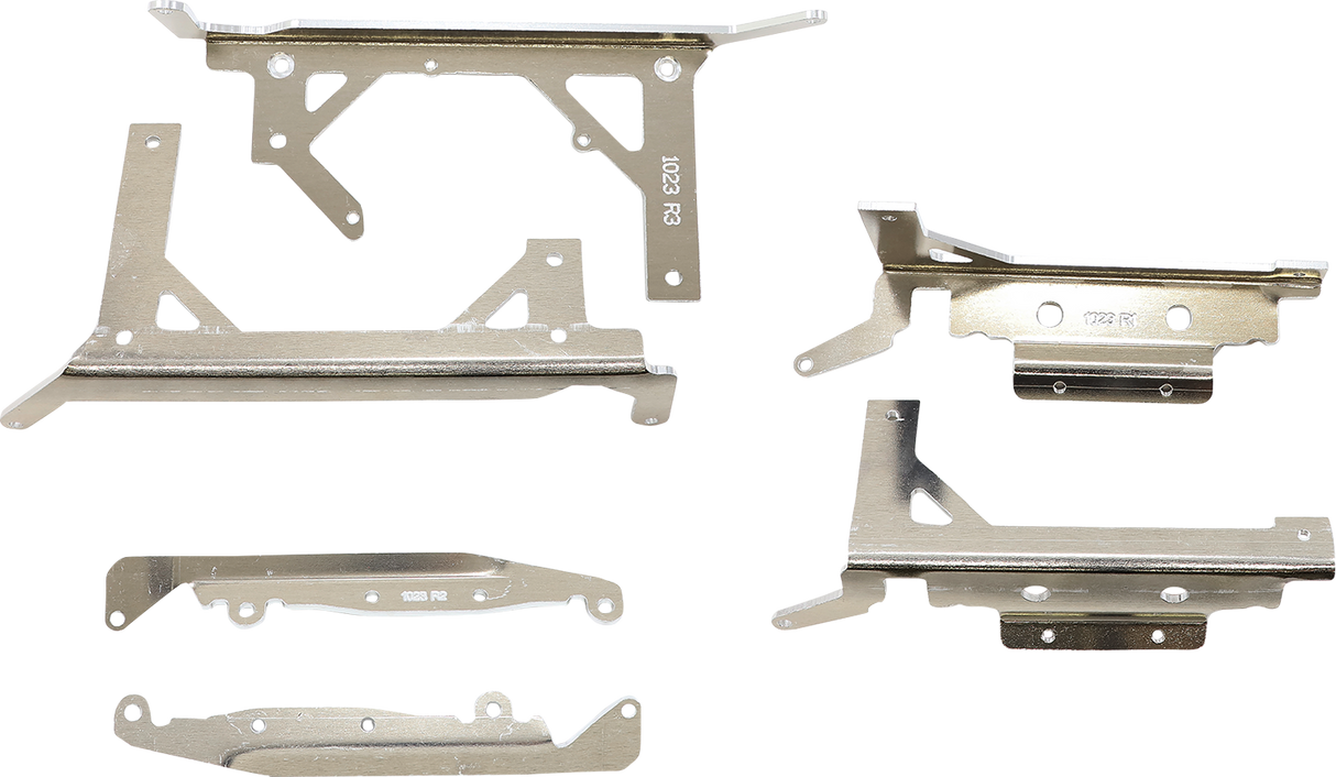 MOOSE RACING Radiator Braces - Silver - Husqvarna/KTM 11-1023 - Cycle City Outdoors