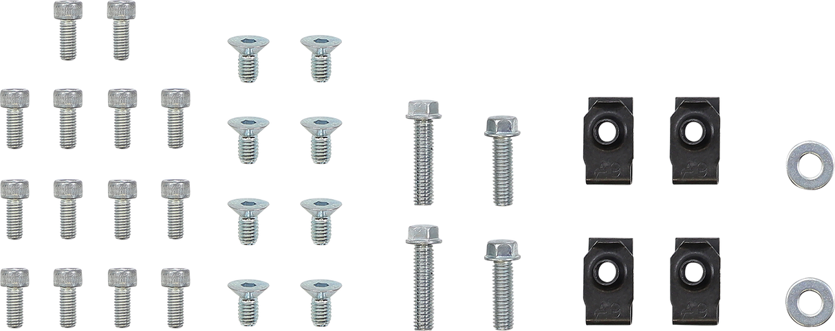 MOOSE RACING Billet Radiator Guards - Silver - Yamaha 12-5019 - Cycle City Outdoors