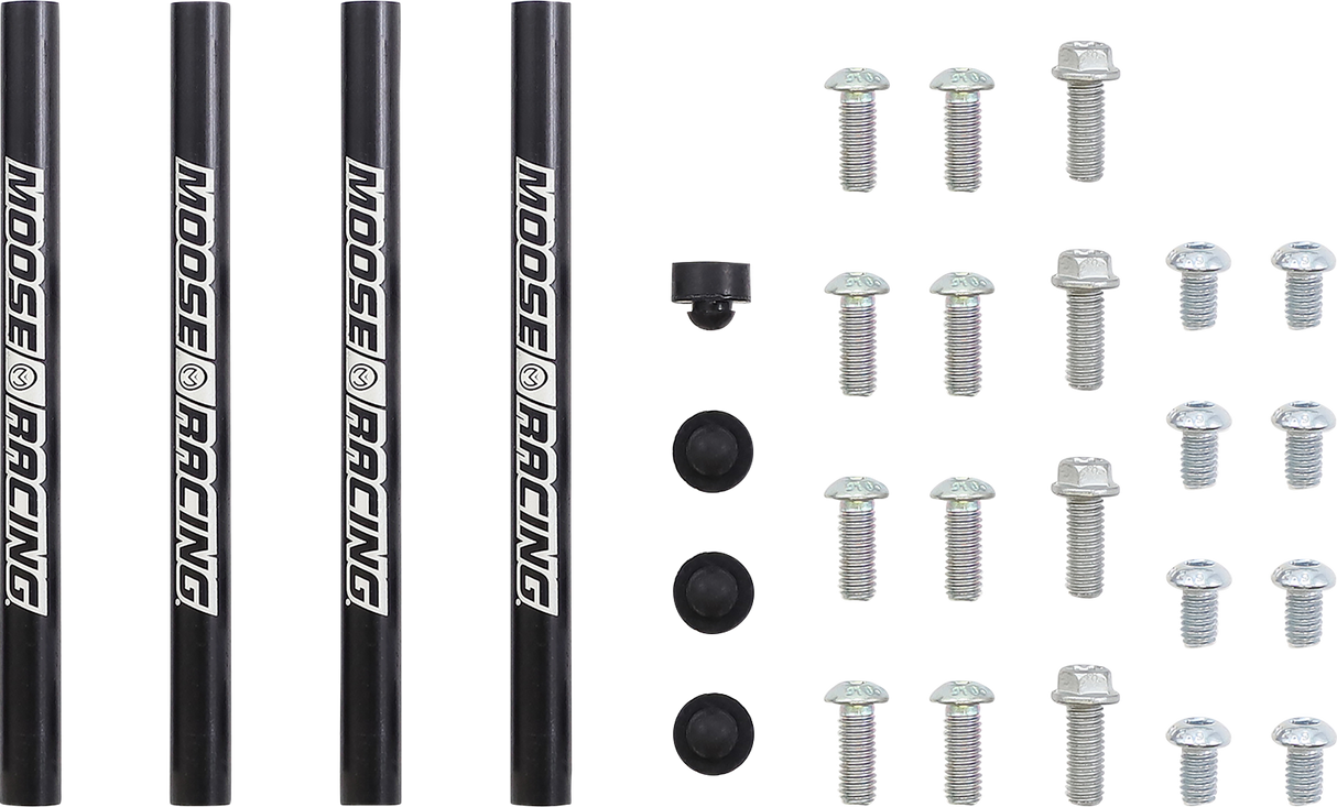 MOOSE RACING Radiator Braces - Silver - Husqvarna/KTM 11-1023 - Cycle City Outdoors