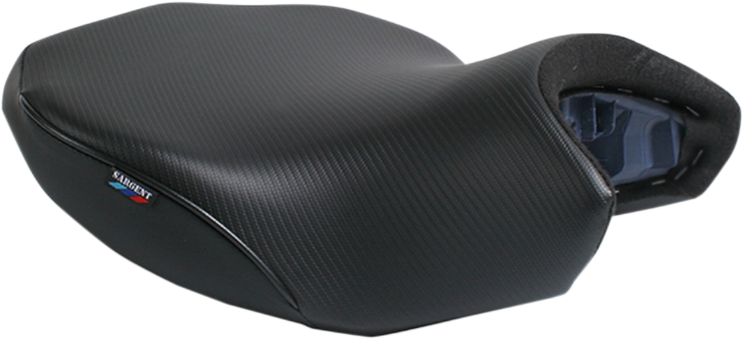 Sargent WS-621F-19 World Sport Performance Seat - Black - Carbon FX - Low Front - BMW R1200/1250 '13-'24