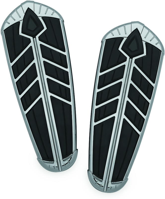 Kuryakyn Spear Driver Floorboard Inserts Indian Chrome - Cycle City Outdoors