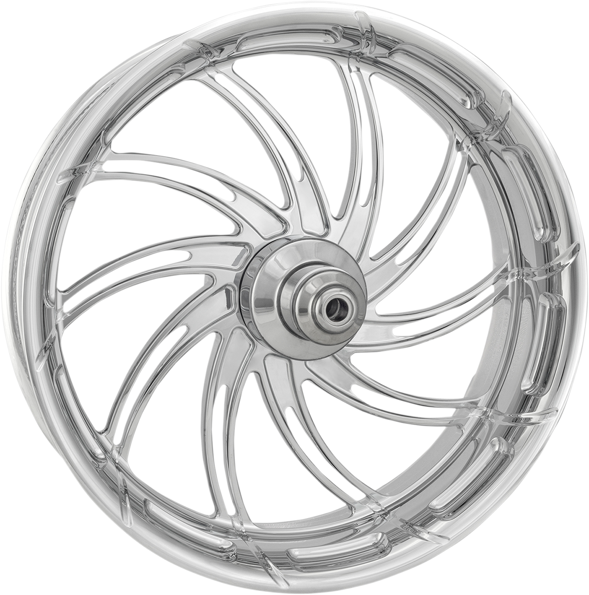 PERFORMANCE MACHINE (PM) Wheel - Supra - Front - Dual Disc/with ABS - Chrome - 21x3.5 - '08+ FL 12047106RSUPAJC