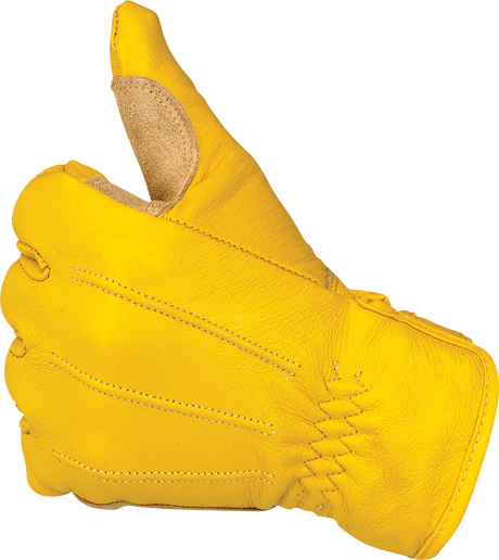 BILTWELL Work 2.0 Gloves - Gold - Small 1510-0707-002