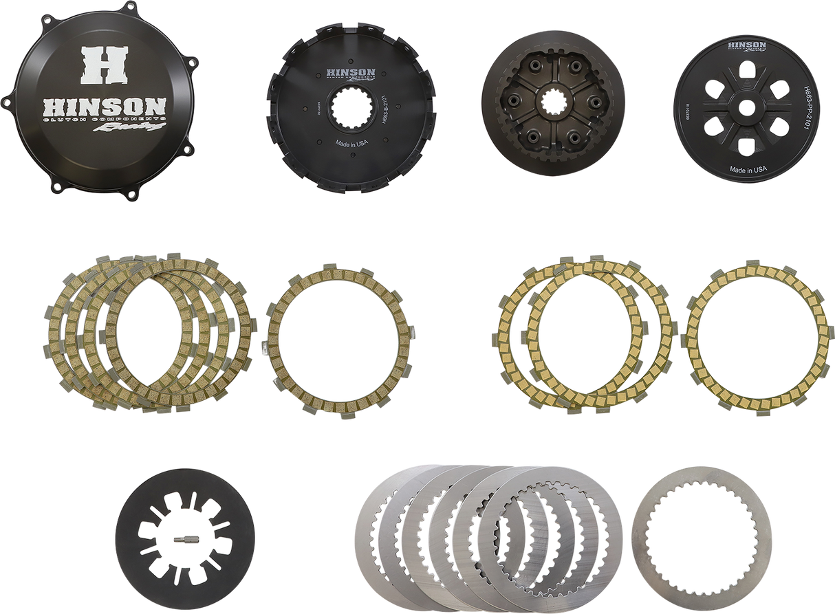 HINSON RACING Complete Billetproof Conventional Clutch Kit - Kawasaki HC663-2101