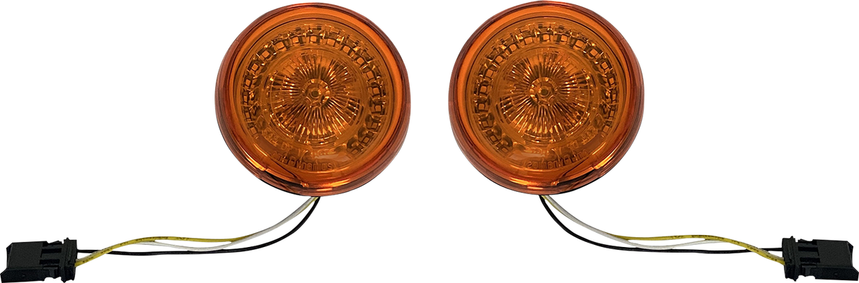 Custom Dynamics Turn Signal - Amber Lens - CVO PB-AA-JAE-A - Cycle City Outdoors