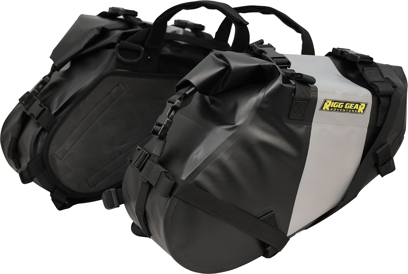 NELSON RIGG Hurricane Dual Sport Saddlebags - Black/Gray SE-4014