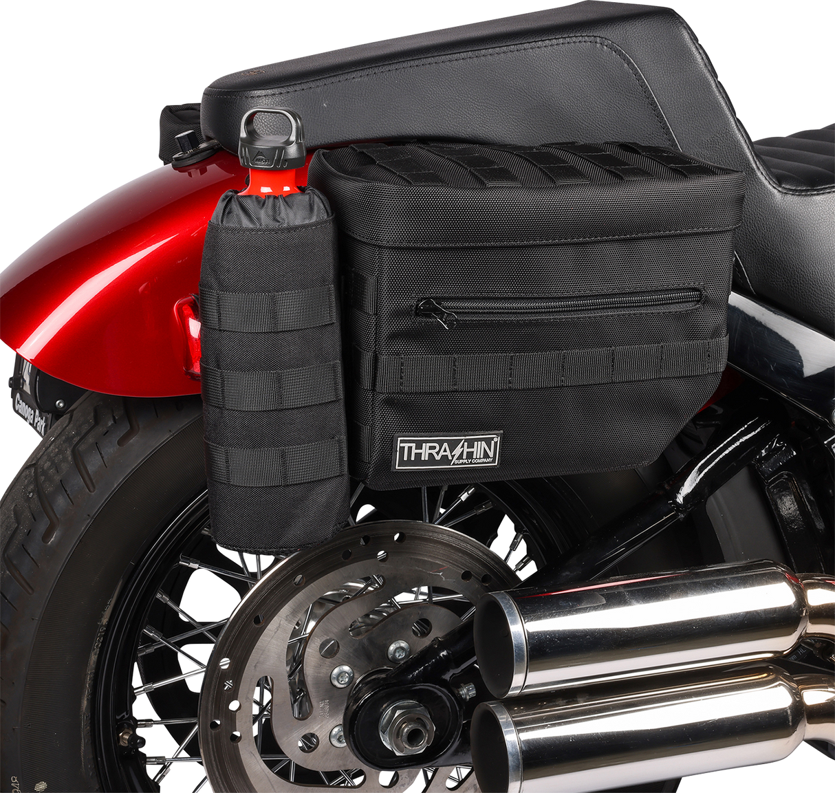 THRASHIN SUPPLY CO. Essential Saddlebags - Black TSB-0006