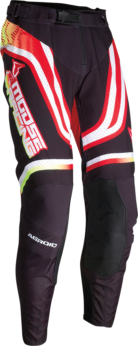 MOOSE RACING Agroid Pants - Red/Yellow/Black - 32 2901-10669 - Cycle City Outdoors