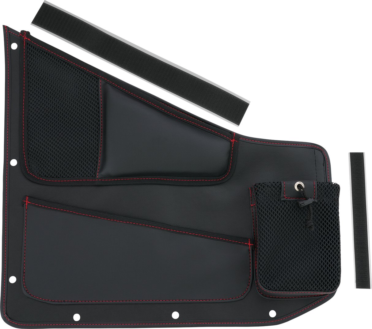 SHOW CHROME Kaliber Organizer - Driver - Black w/ Red Stitching H44-7DRED