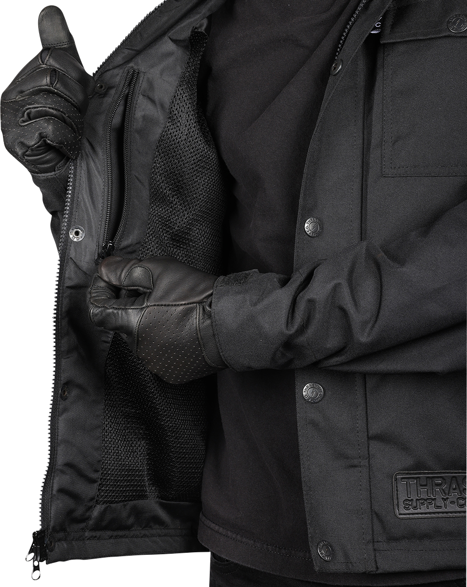 THRASHIN SUPPLY CO. Atlas v2 Riding Jacket - Black - 2XL TMJ-09-12