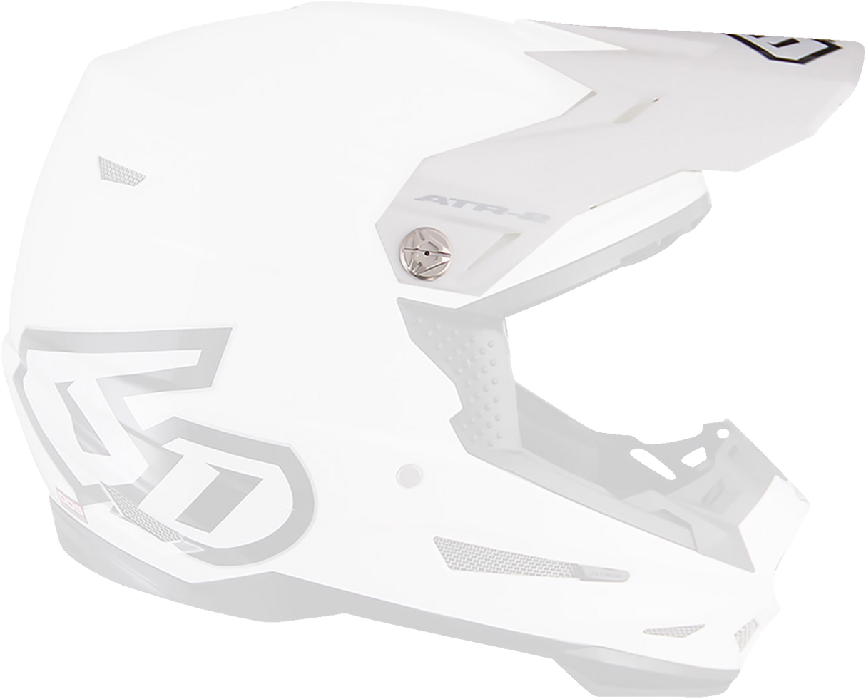 6D HELMETS ATR-2Y Visor - Gloss White 72-4115
