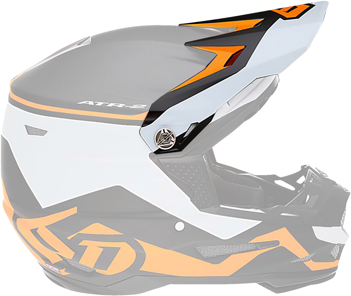 6D HELMETS ATR-2Y Visor - Drive - Neon Orange 72-4131