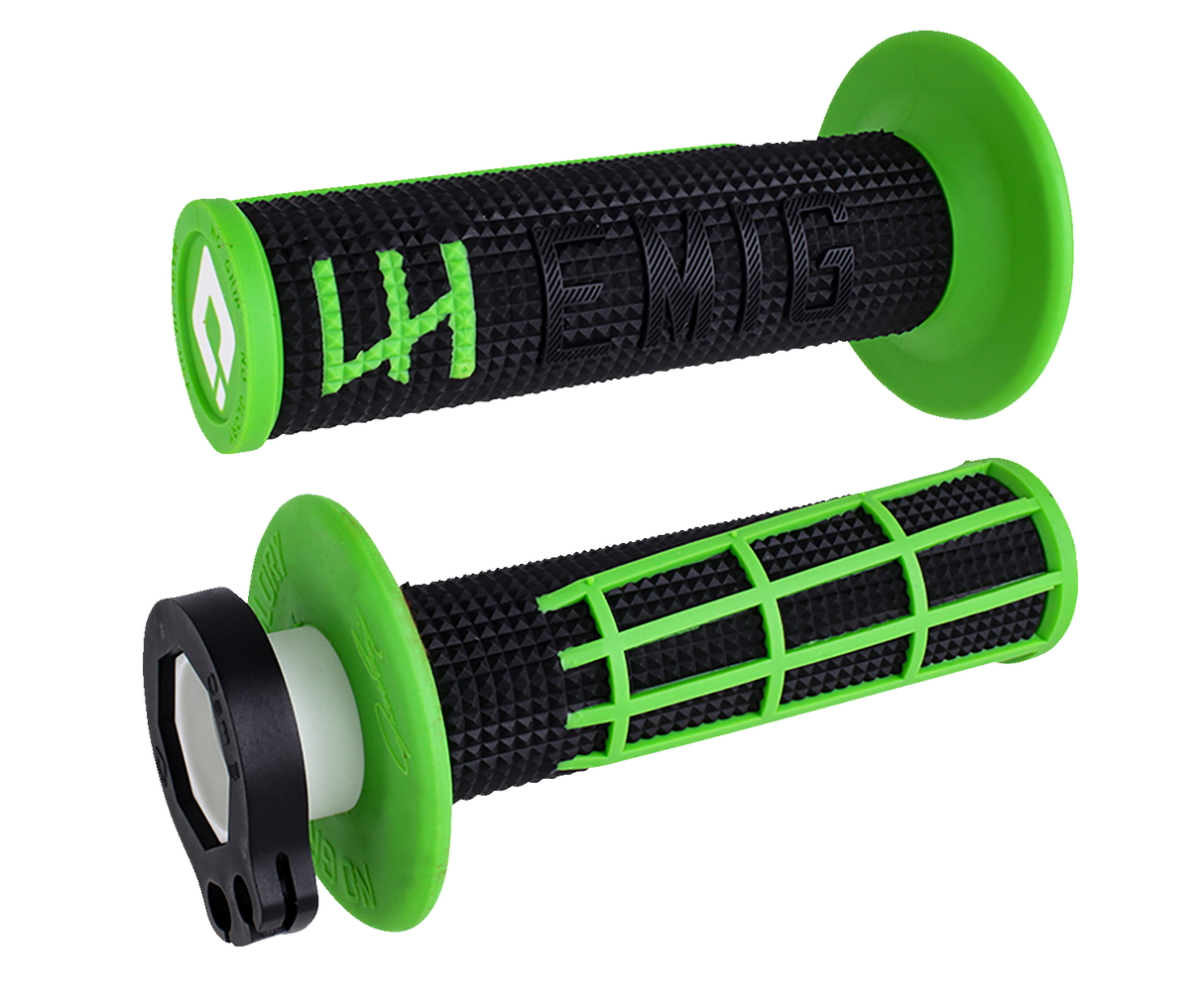 ODI Grips - Emig 2.0 - Black/Green H36E2BN