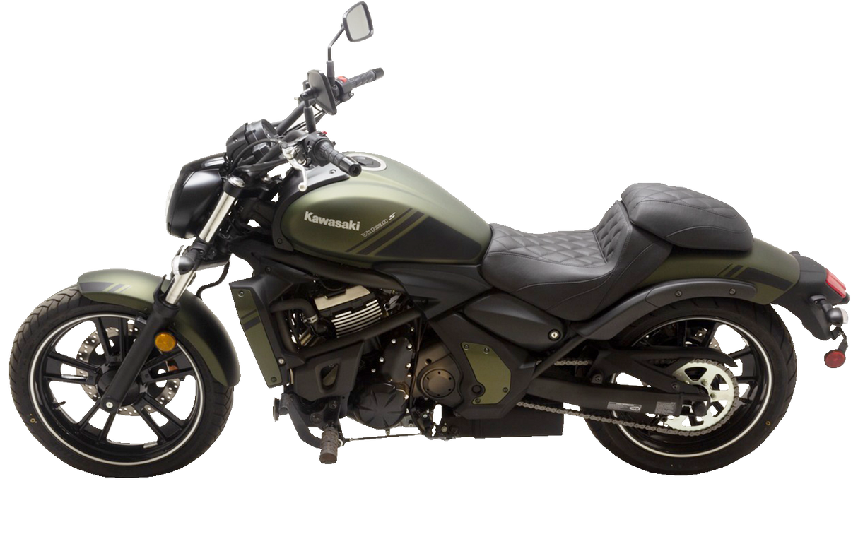 MUSTANG Fastback Seat - Passenger - Black - Diamond Stitch - Vulcan S '15-'23 76432