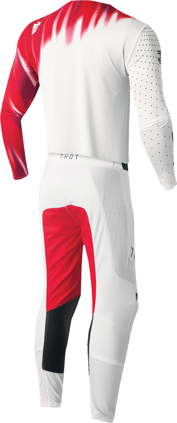 Thor Prime Freeze Jersey - White/Red - 2XL 2910-7465 - Cycle City Outdoors