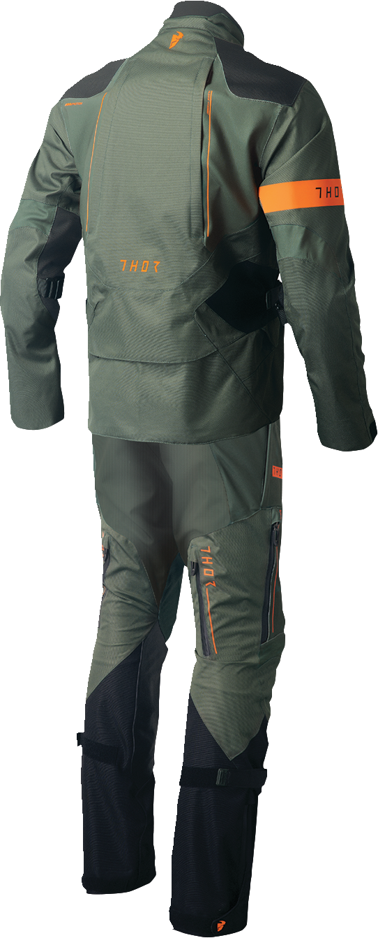 THOR Range Jersey - Army Green/Orange - Small 2910-7482