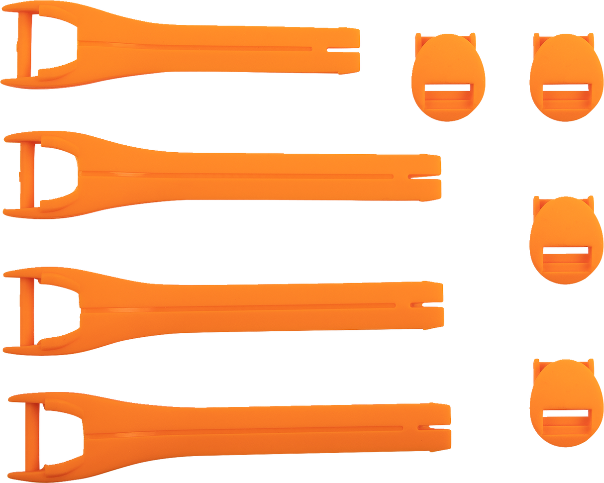 MOOSE RACING Qualifier Boot Strap Kit - Orange - Size 7-9 3430-1014 - Cycle City Outdoors