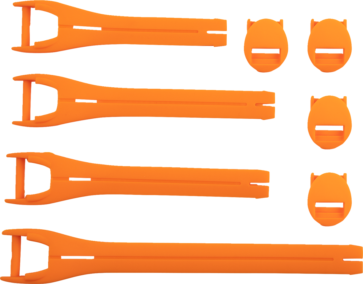 MOOSE RACING Qualifier Boot Strap Kit - Orange - Size 10-15 3430-1019 - Cycle City Outdoors