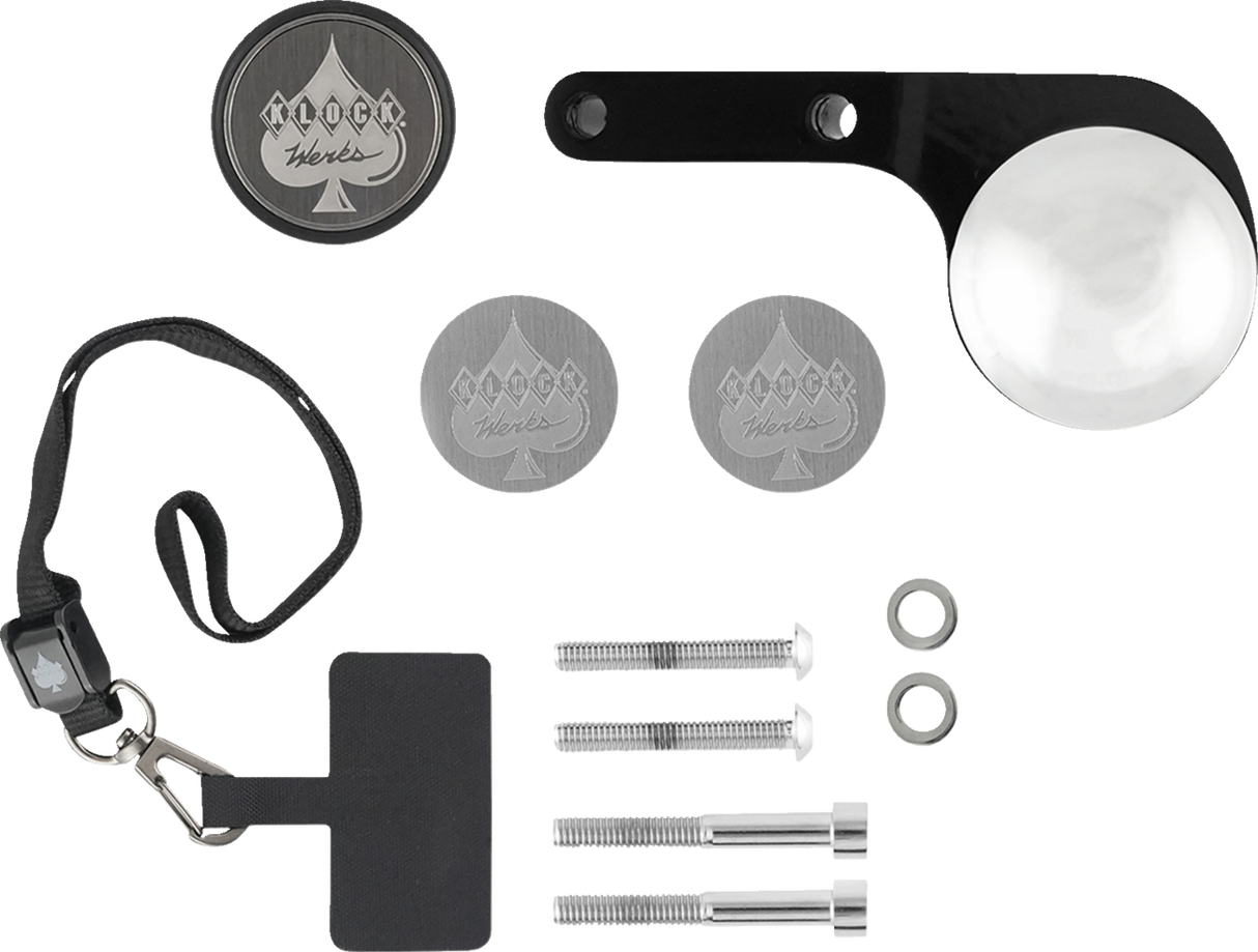 KLOCK WERKS Switch Mount - iOmount* - Challenger - Black KWD-04-0608-B