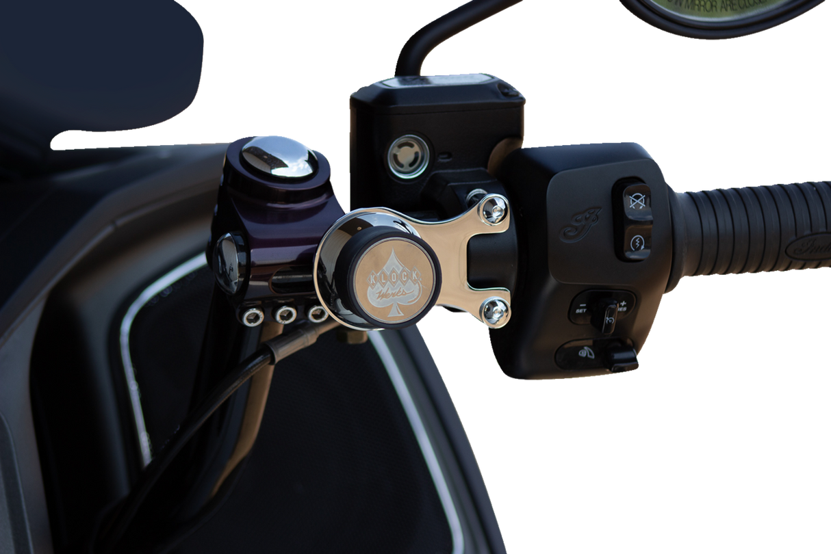 KLOCK WERKS Ambidextrous Mount - iOmount* - Challenger - Chrome KWD-04-0609-C