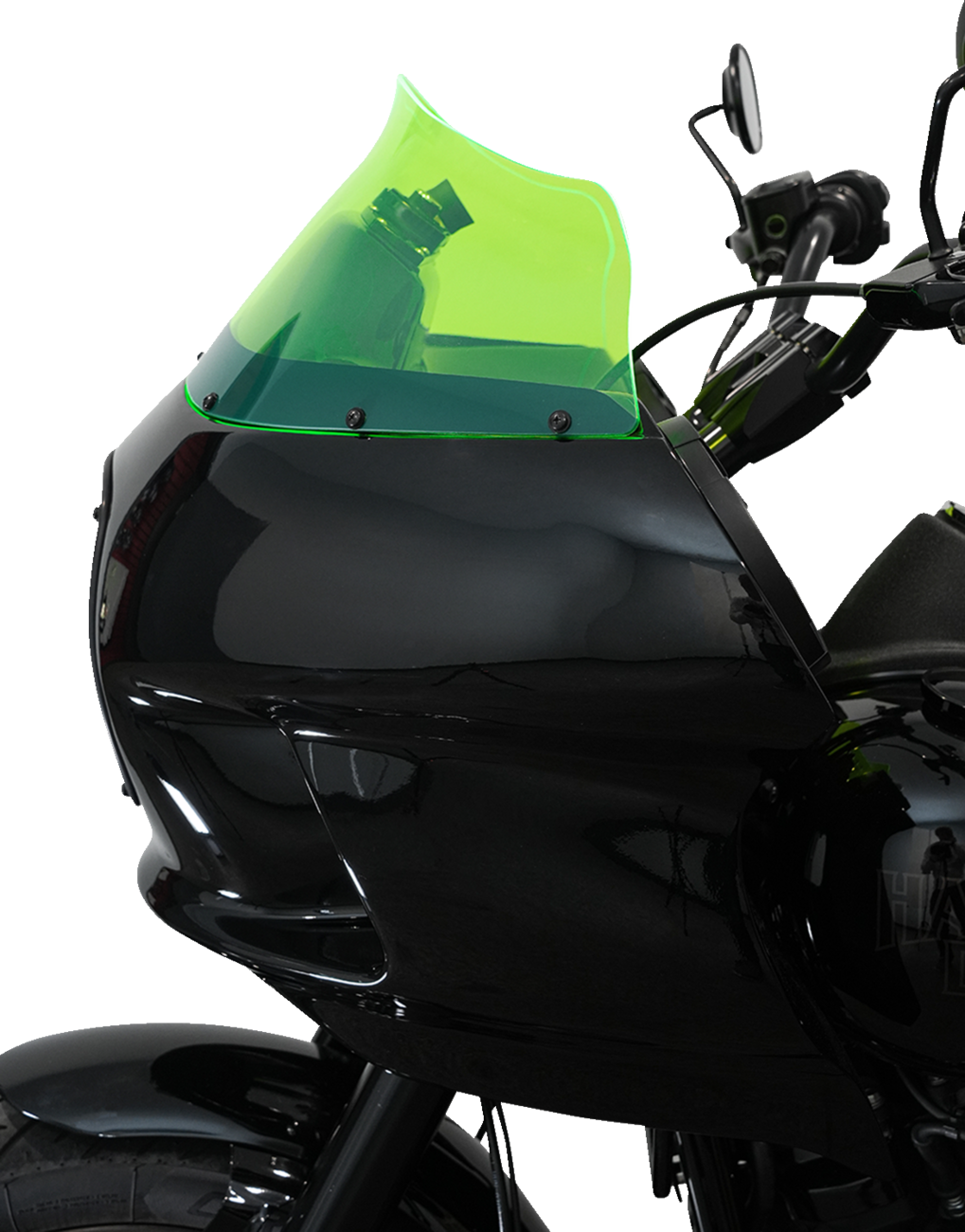KLOCK WERKS Kolor Flare* Windshield - 9" - Green Ice - FXRP KWW-02-0610