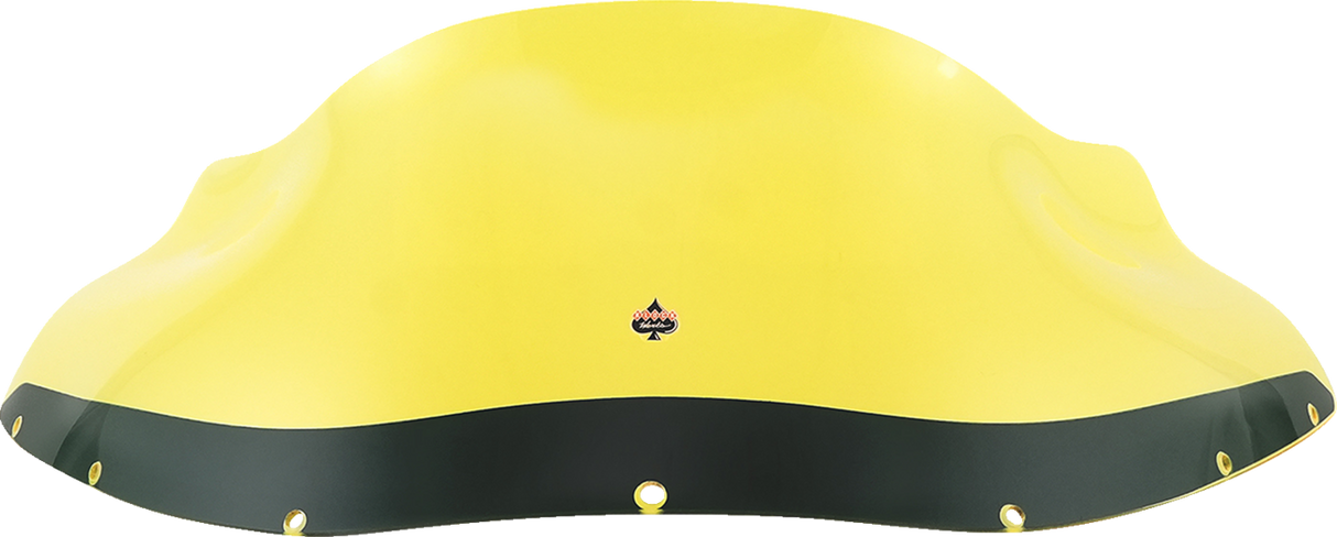 KLOCK WERKS Kolor Flare* Windshield - 9" - Yellow Ice - FXRP KWW-02-0609