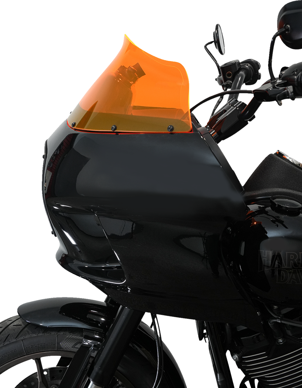 KLOCK WERKS Kolor Flare* Windshield - 9" - Orange Ice - FXRP KWW-02-0608