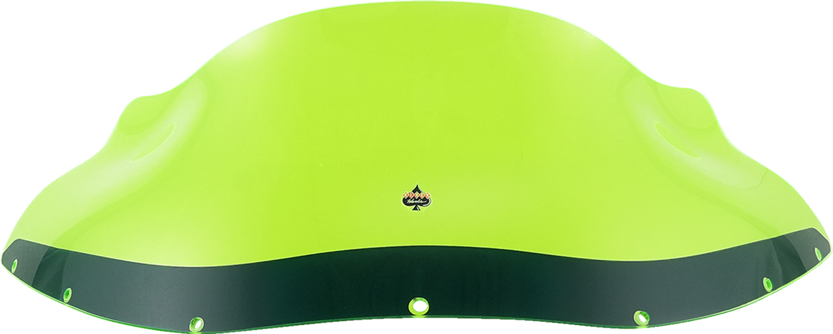 KLOCK WERKS Kolor Flare* Windshield - 9" - Green Ice - FXRP KWW-02-0610