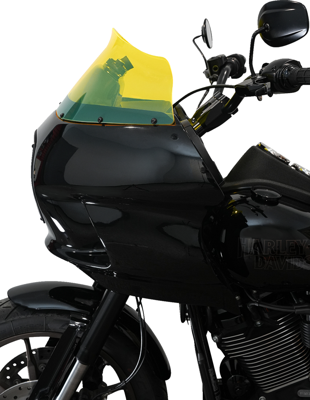 KLOCK WERKS Kolor Flare* Windshield - 9" - Yellow Ice - FXRP KWW-02-0609