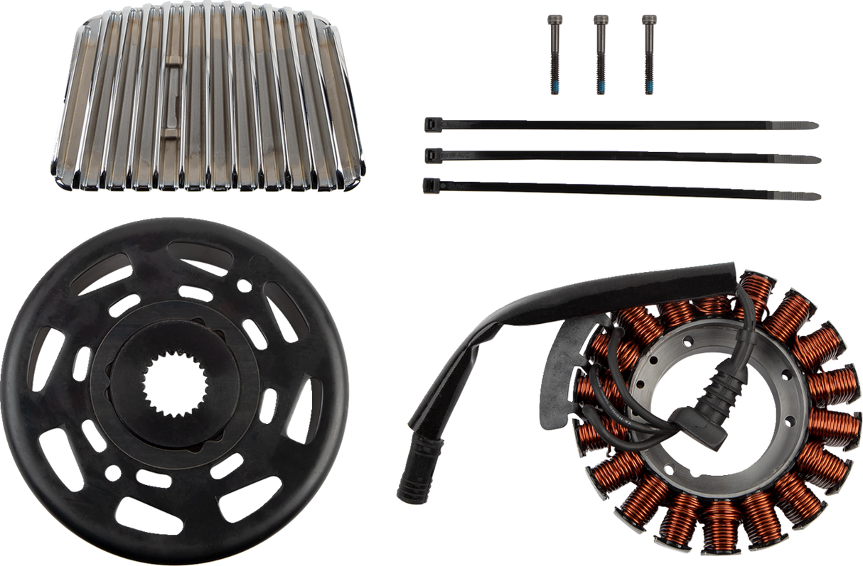 DRAG SPECIALTIES Charging Kit - Chrome 2112-1517