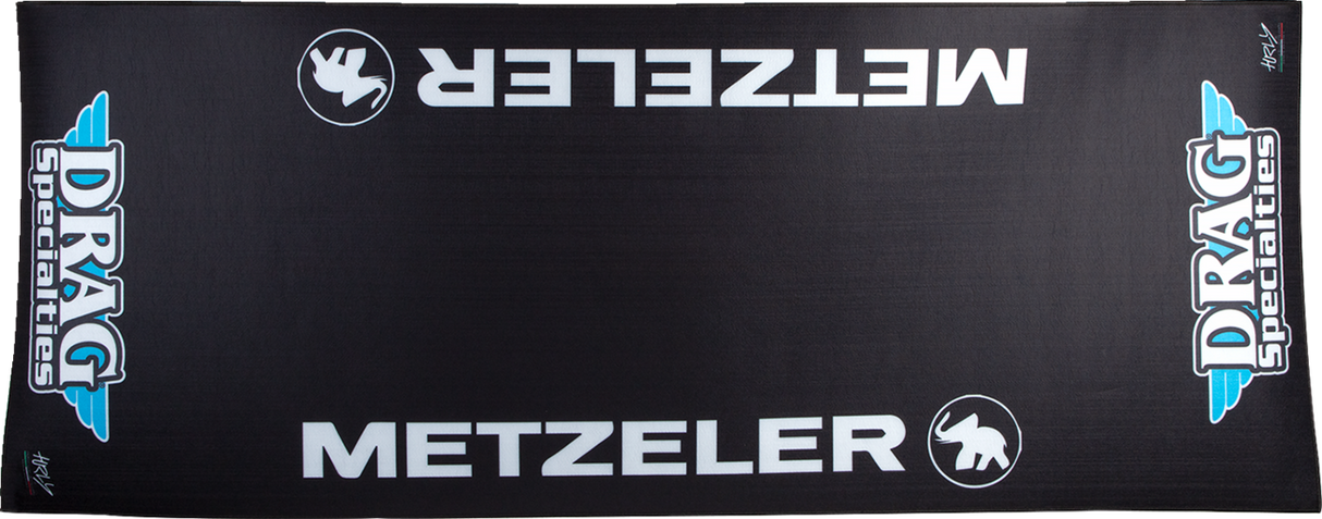 DRAG SPECIALTIES Absorbent Pit Pad - Logo - Large HC80200METZDRAG - Cycle City Outdoors