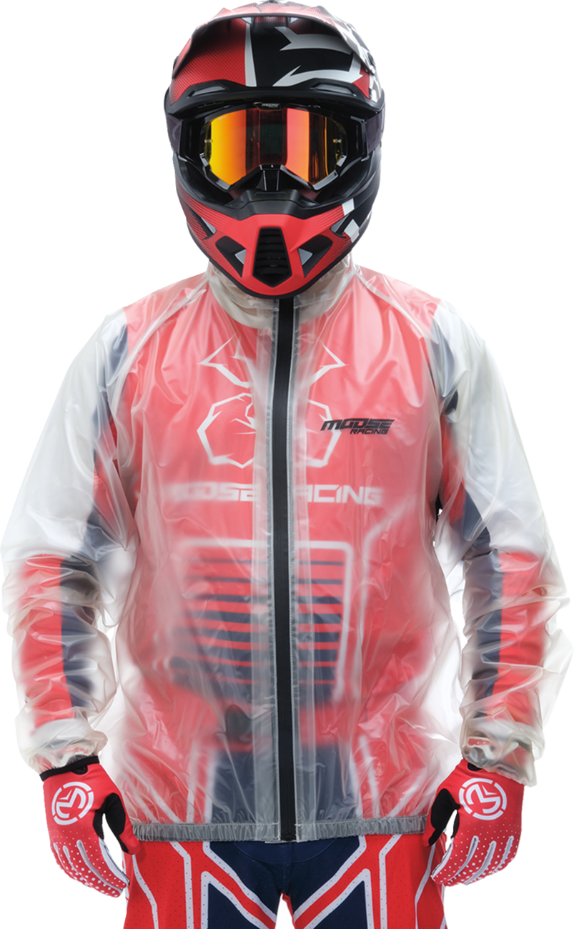 MOOSE RACING Rain Jacket - Clear - XL 2854-0374 - Cycle City Outdoors