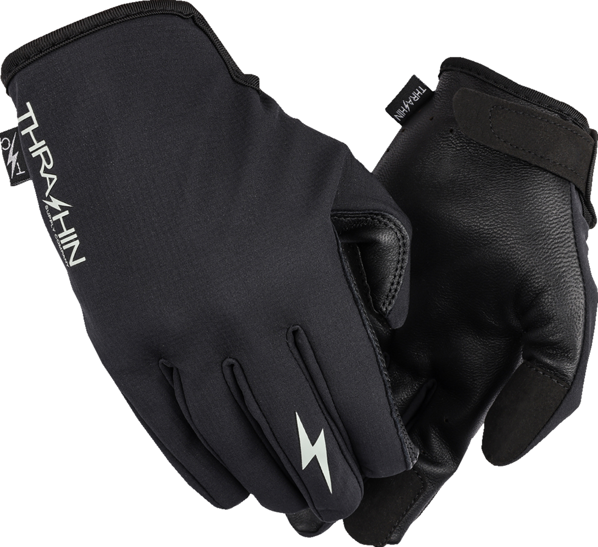 THRASHIN SUPPLY CO. Windbreaker Stealth Gloves - Black - Large SV1-19-10