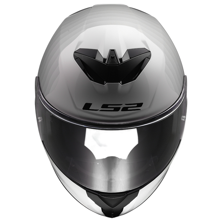 LS2 Rapid III Motorcycle Helmet Flow Gloss White / Gray / Black