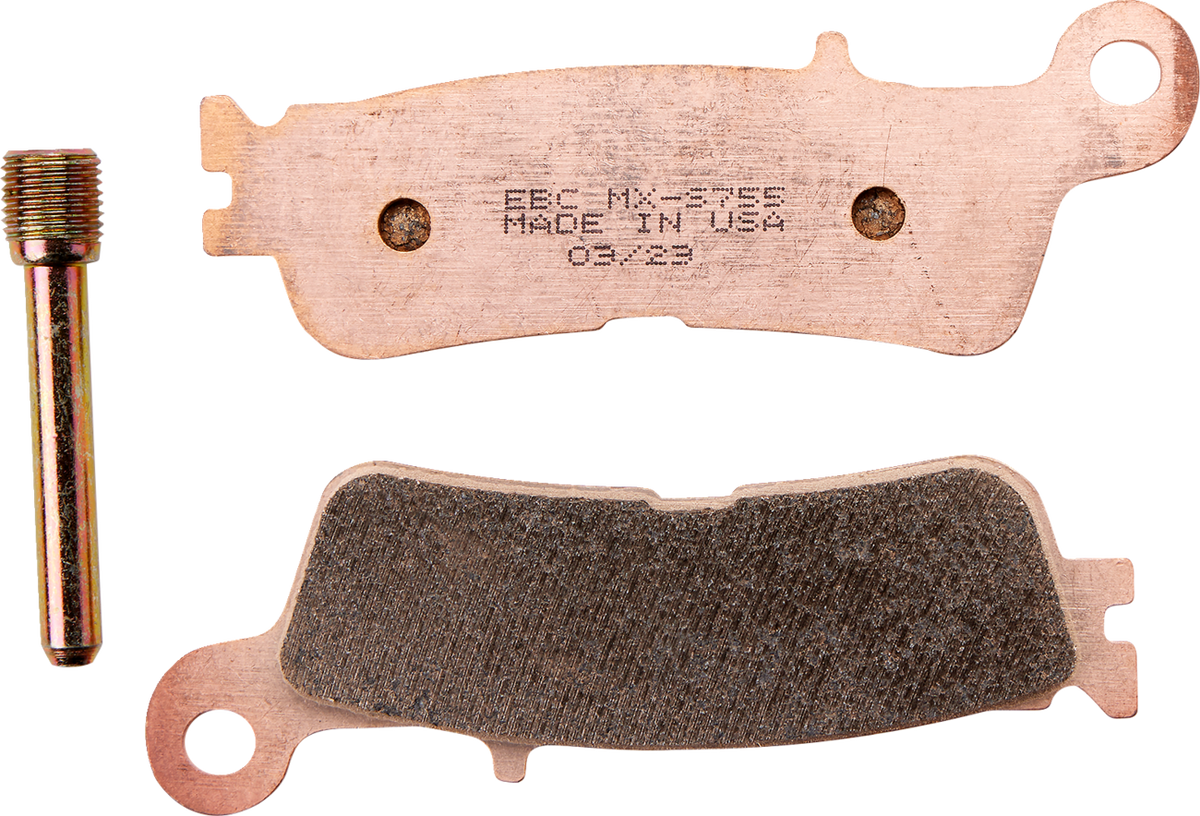 EBC MXS-Series Sintered Front Brake Pads - MXS755 (Yamaha Monster Energy Yamaha Racing / YZ250F / YZ450F 2020–2025)