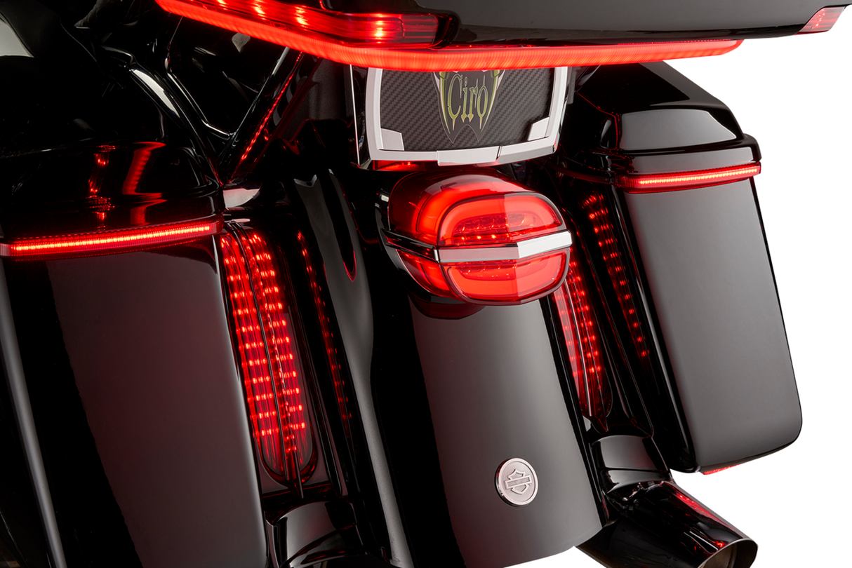 Ciro Taillight - Red Lens - without License Plate Light 40901 - Cycle City Outdoors